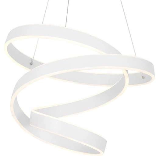 LAMPA wisząca ANDROMEDA ML5492 Milagro modernistyczna OPRAWA metalowy zwis LED 45W 4000K spirala biała