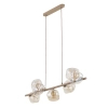 Wisząca lampa do jadalni Lava Sabia 11109 szklane kule beżowy