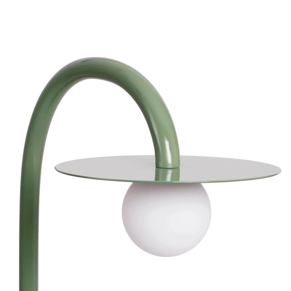 Stolikowa lampka Enigma T0059 Maxlight LED 2W 3000K kula zielona