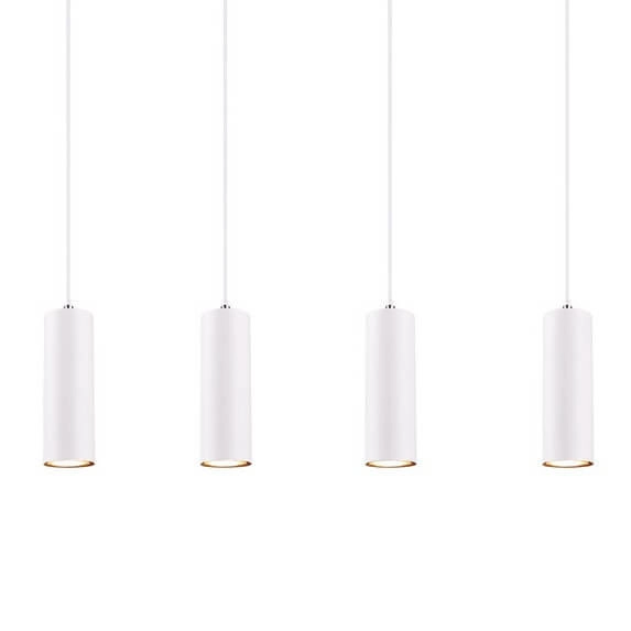 Lampa wisząca na belce VANTOS DL401312400 Trio tubki kuchenna biały