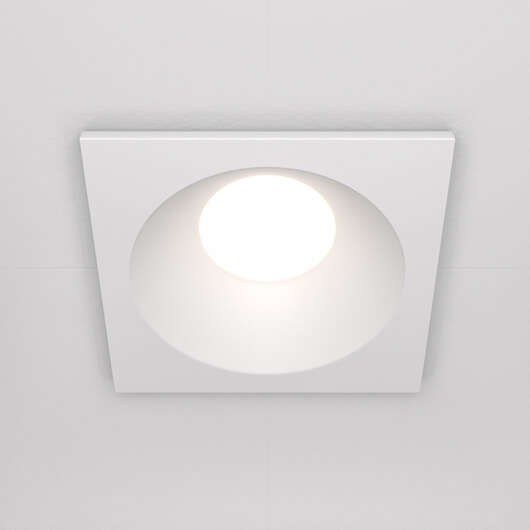 Balkonowa lampa wpuszczana Zoom DL033-2-01W Maytoni IP65 punktowa biała