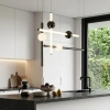 Wisząca lampa loftowa O-LINE LED 44W 3000K listwy nad stół ST-1691L-4 BLACK