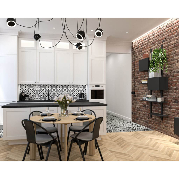 LAMPA wisząca DOBO 9038 Shilo metalowa OPRAWA modernistyczny zwis czarny