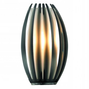 Kinkiet ścienny dekoracyjny Elba AZ0092 Azzardo ryflowana transparentna