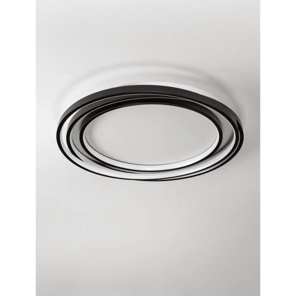 Futurystyczny Lampa sufitowa TELVIRA LE45502 LED 33W 3000K czarny