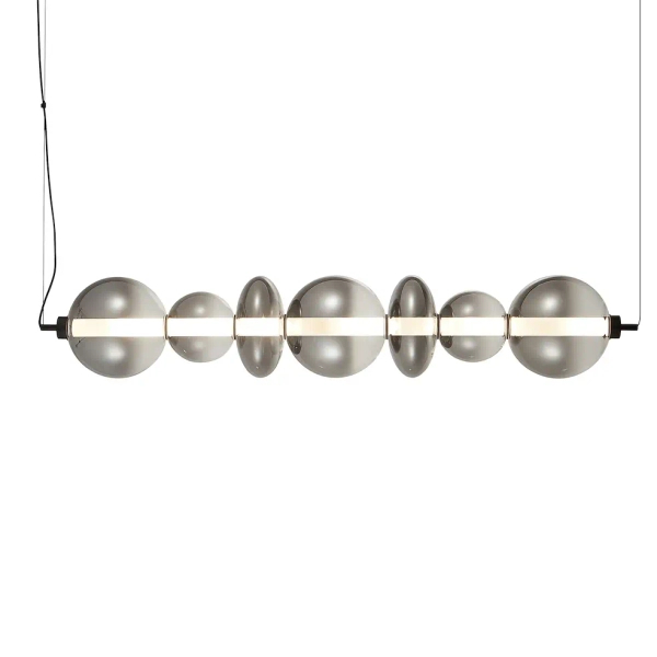 Molekułowa lampa wisząca DAPHNE ML0348 LED 40W 3000K przydymiona czarna