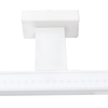 Kinkiet LAMPA ścienna SHINE ML3875 Milagro metalowa OPRAWA listwa nad lustro LED 7W 4000K do łazienki IP44 biała
