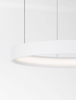 Lampa wisząca okrągła ZACAPU LE42795 pierścień LED 30W 3000K biały