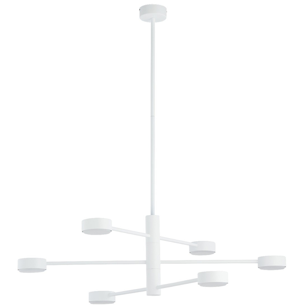 Loftowa LAMPA sufitowa ORBIT 7942 Nowodvorski regulowane pręty sticks molekuły do sypialni białe