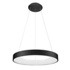 Okrągła lampa wisząca Giulia LED 50W pierścień czarny