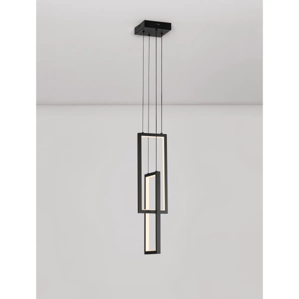 Metalowa lampa wisząca ANZELIO LE45475 LED 37W 3200K czarna