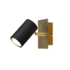 Kinkiet MARLEY 802400180 czarny złoty tuba 1xGU10 ścienny IP20