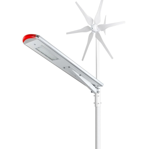 Lampa uliczna z czujnikiem Windsun WS-60W+FA1M+SO4M Greenie LED 60W IP65 biała