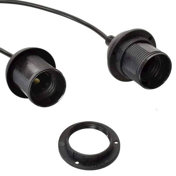 LAMPA wisząca NORMAN MLP6264 Milagro industrialna OPRAWA metalowy ZWIS druciane klatki czarne chrom