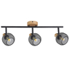 Sufitowa lampa loft Grendel 3129 reflektorki nad obraz ruchome czarne