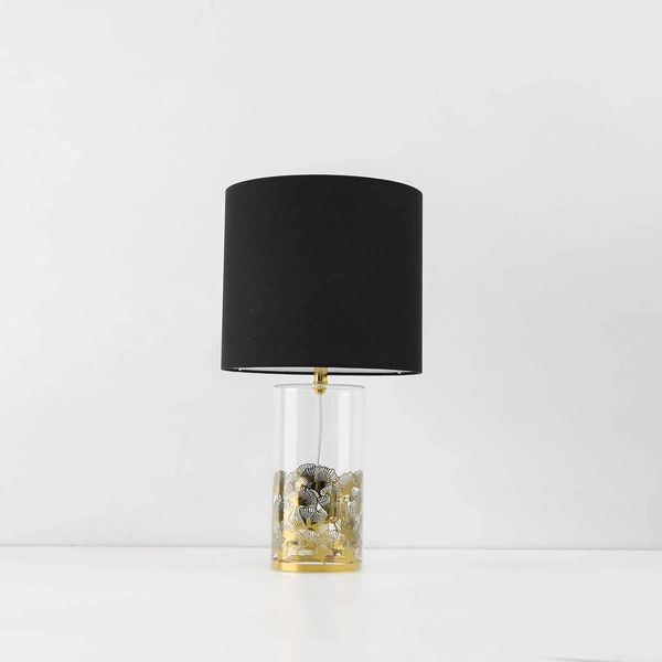 Stołowa lampa dekoracyjna Sunflower LP-818/1T BK czarny złoty