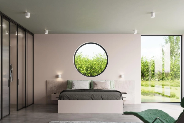 Natynkowa LAMPA sufitowa SL.0355 metalowa OPRAWA plafon tuba biała