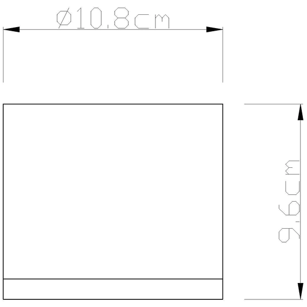 LAMPA sufitowa stropowa ALCALA 32063W Globo zewnętrzna OPRAWA tuba outdoor IP44 biała przezroczysta