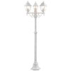 Zewnętrzna lampa stojąca Nissie 90995A05 latarnia IP44 biała