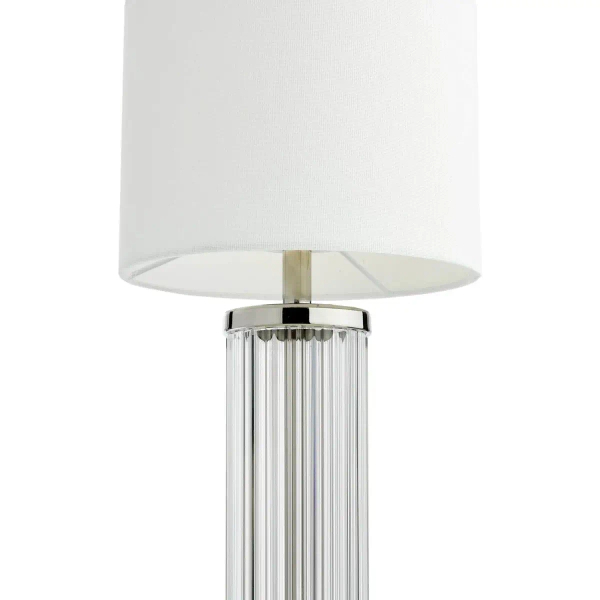 Szklana stołowa lampa Enrico ENR4138 LED 2,4W 3000K nikiel