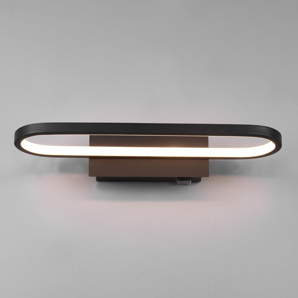 Lampa ścienna GIANNI 283770132 Trio LED 17W 3000K IP44 do łazienki czarny