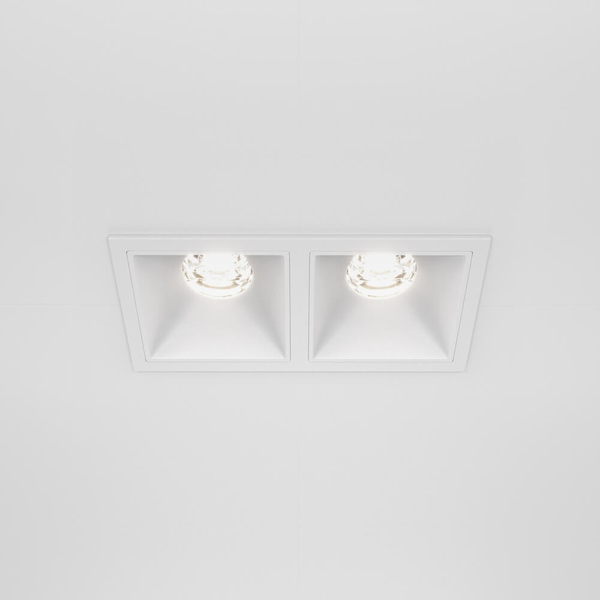 Sufitowa lampa wpuszczana Alfa DL043-02-10W4K-SQ-W LED 20W 4000K biały