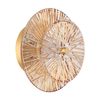 Kinkiet ścienny LUXIO ST-3315-2 gold Step LED 6W 3000K bursztynowa