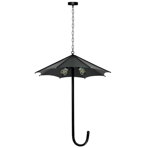 LAMPA wisząca PARASOL 310385 Polux loftowa OPRAWA metalowa czarna