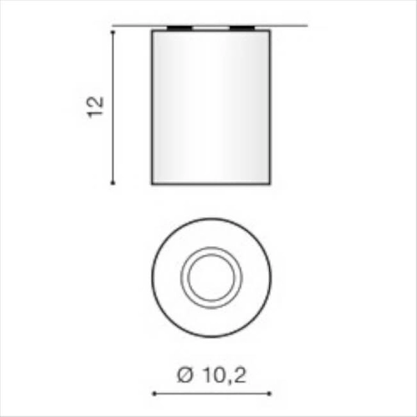 Metalowa lampa sufitowa Neos do przedpokoju biała chrom