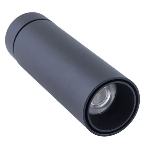 Sufitowa lampa ALIDOR LWQT-B-12-24WW-DIM LED 12W 3000K tuba czarna
