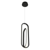 Salonowa lampa wisząca Demark QN-DEMARK-1P-BK LED 28W 3000K owalna czarny