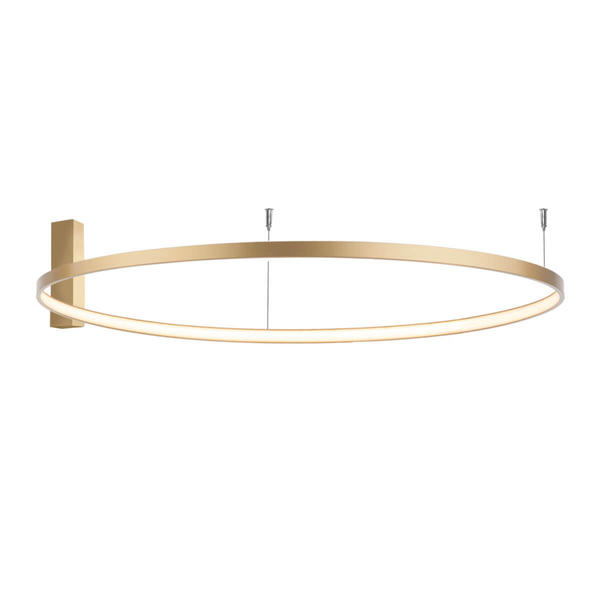Okrągły plafon Agari 1335 Shilo LED 36W 4000K ring salonowa złoty