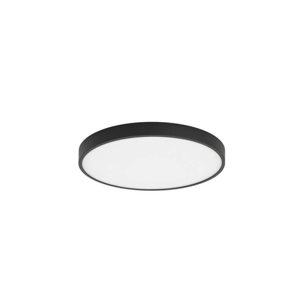 Ledowy plafon natynkowy Riberio LED 30W 3000K do salonu czarna