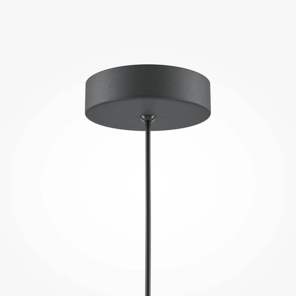 Zwieszana lampa kopuła Basic colors MOD168PL-01B Maytoni nad stół czarny