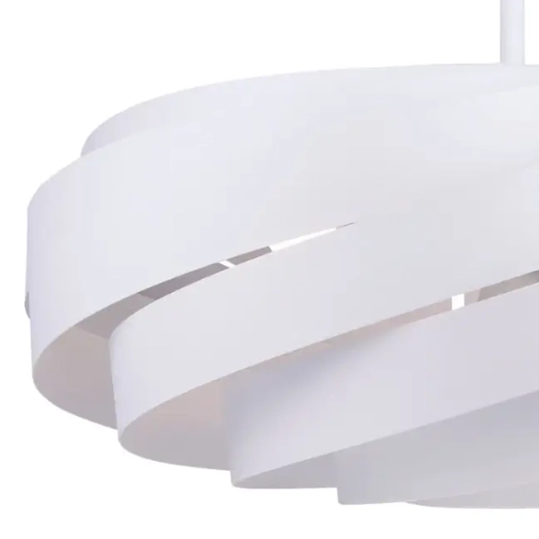 Skandynawska lampa sufitowa Vento 1132 Zumaline biała