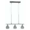 Wisząca lampa kryształowa GIRA 33-27408 glamour kule srebrne