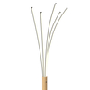 Drewniana lampa podłogowa Velden ML4767-3BMD LED 3000K 21W czarny