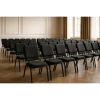 Minimalistyczny fotel konferencyjny Samos KH1501100313 czarny