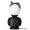 Stołowa lampka Viva 4024510-4000 leopard pikowana ceramiczna czarna biała