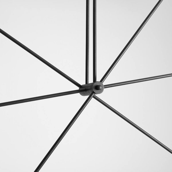 Minimalistyczna lampa wisząca Ohio 1081PL_K1 biała czarna