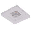 Lampa sufitowa wpustowa Hera AZ3466 Azzardo kwadratowa metalowa biała