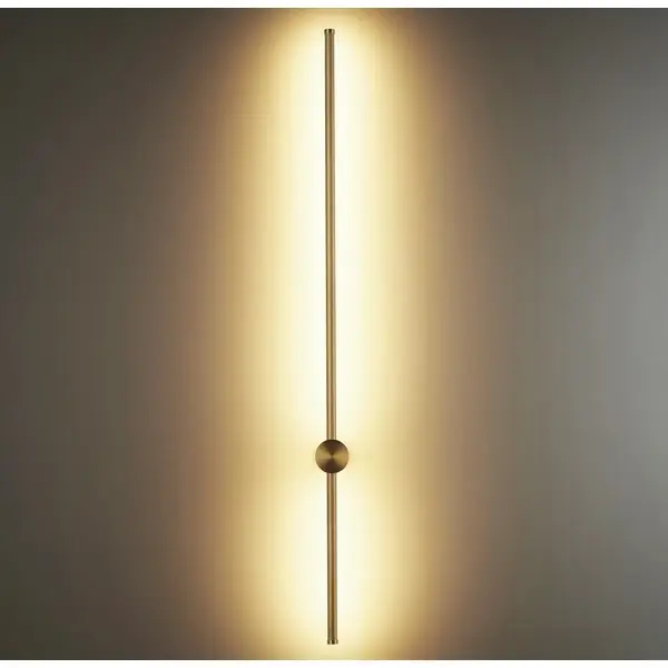 Kinkiet ścienny Sparo ST-10669W2 gold Step LED 8W 3000K stick złoty