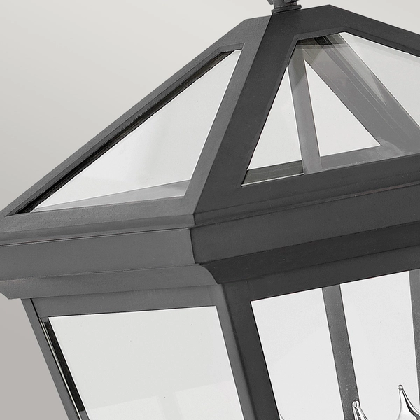 Lampa elewacyjna QN-ALFORD-PLACE2-L-MB ogrodowa czarna