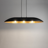 Wisząca lampa do salonu Gondola L 40634 Sigma łódka czarna miedziana