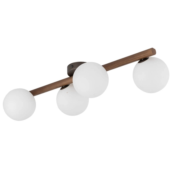 Plafon do sypialni Estera 10270 kule eko naturalny drewniany biały