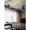 Plafon LAMPA sufitowa MERLE 98-66190 Candellux metalowa OPRAWA okrągła LED 24W 3000K art deco pierścień złoty