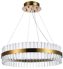 Żyrandol glamour Francesca AZ5261 LED 37W okrągła mosiądz 