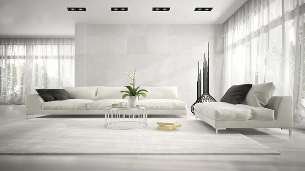 Podtynkowa lampa sufitowa Chimney 09926/02/30 do zabudowy czarna