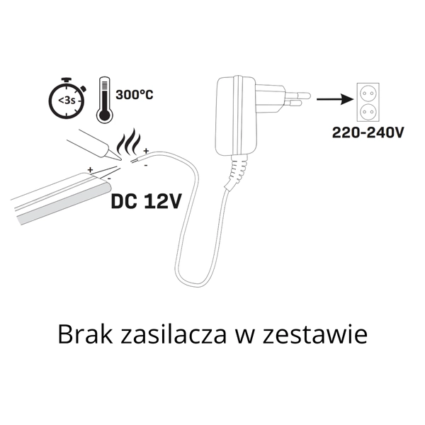 Ledowa taśma NEON 315045 LED 27W IP65 biały niebieski