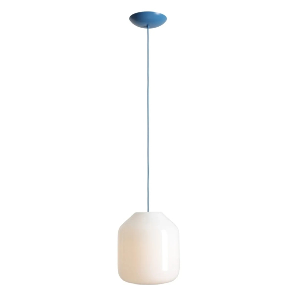 Wisząca lampa szafirowa FLASK szklana 1xE27 nad wyspę jadalniana 8500G31_L
